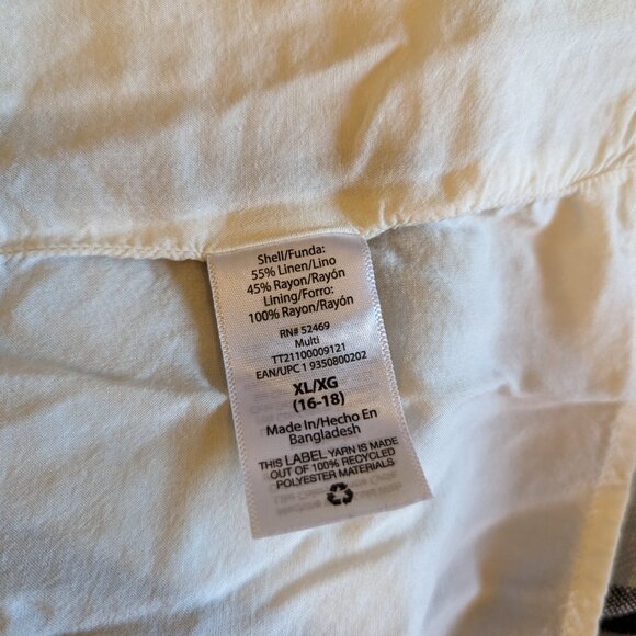 Striped Linen Midi Dress - Picture 5 of 5